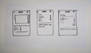 UX - Paper Wireframes